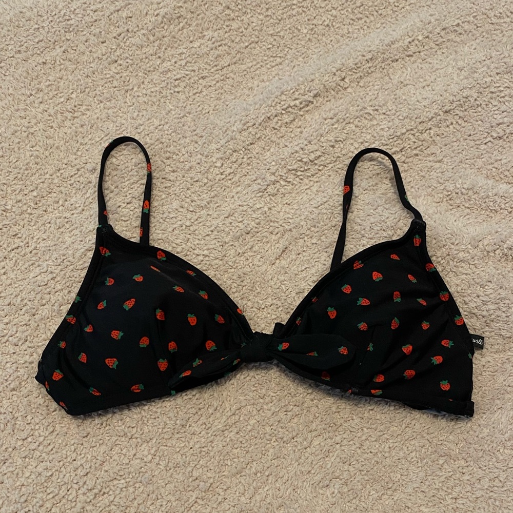 Madewell Strawberry Bikini Top